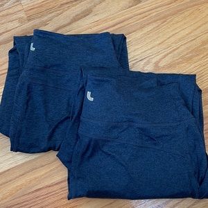 2 pairs Lole Women’s Yoga black sweatpants size small